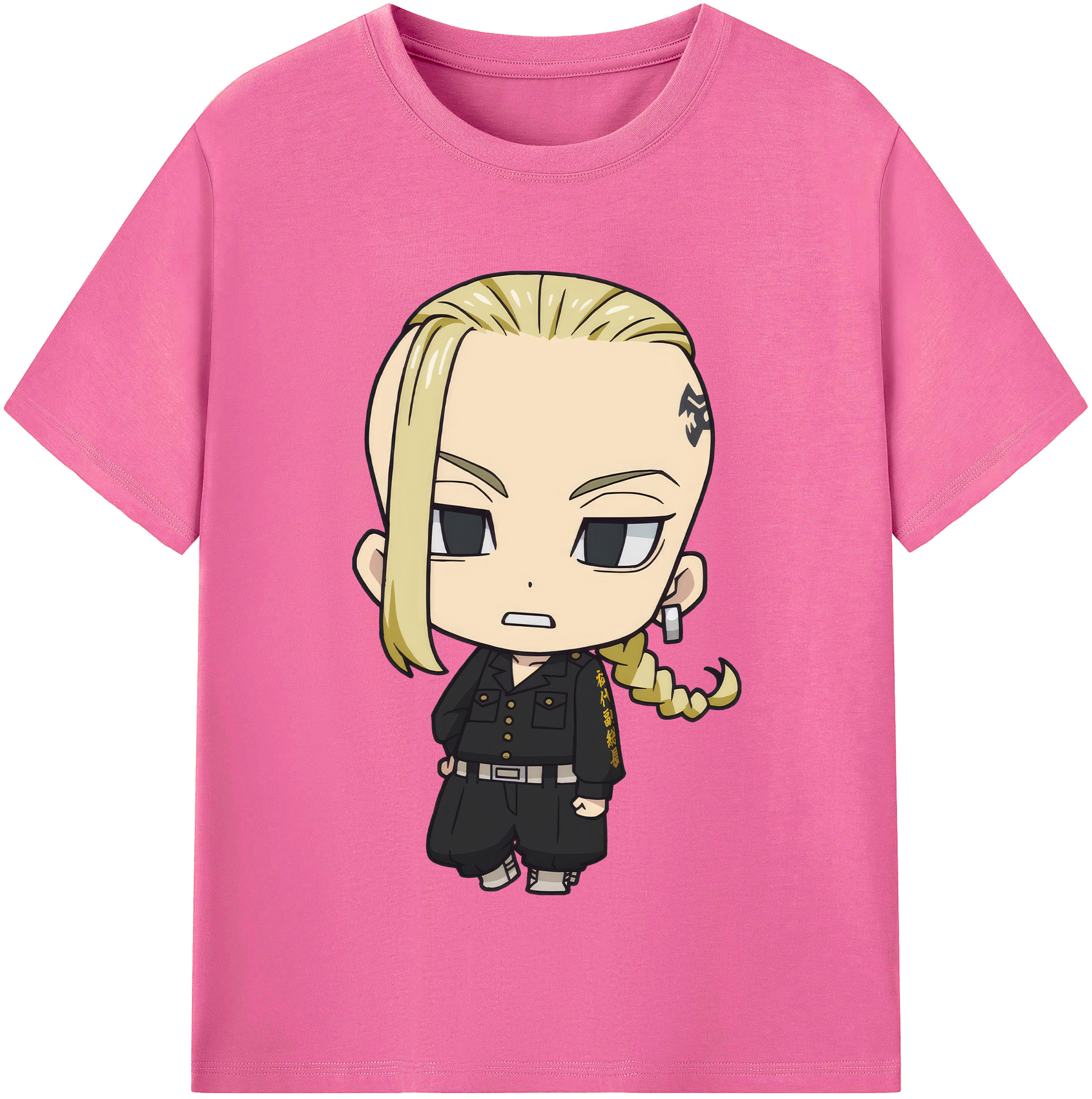 （画像用） 東京リベンジャーズ Tokyo Revengers レディースカジュアルプリントTシャツ（綿100％）